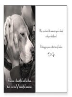 Dog Sympathy Greeting Card