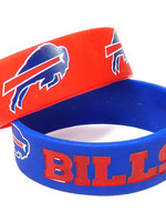 BUFFALO BILLS SILICONE RUBBER BRACELET SET