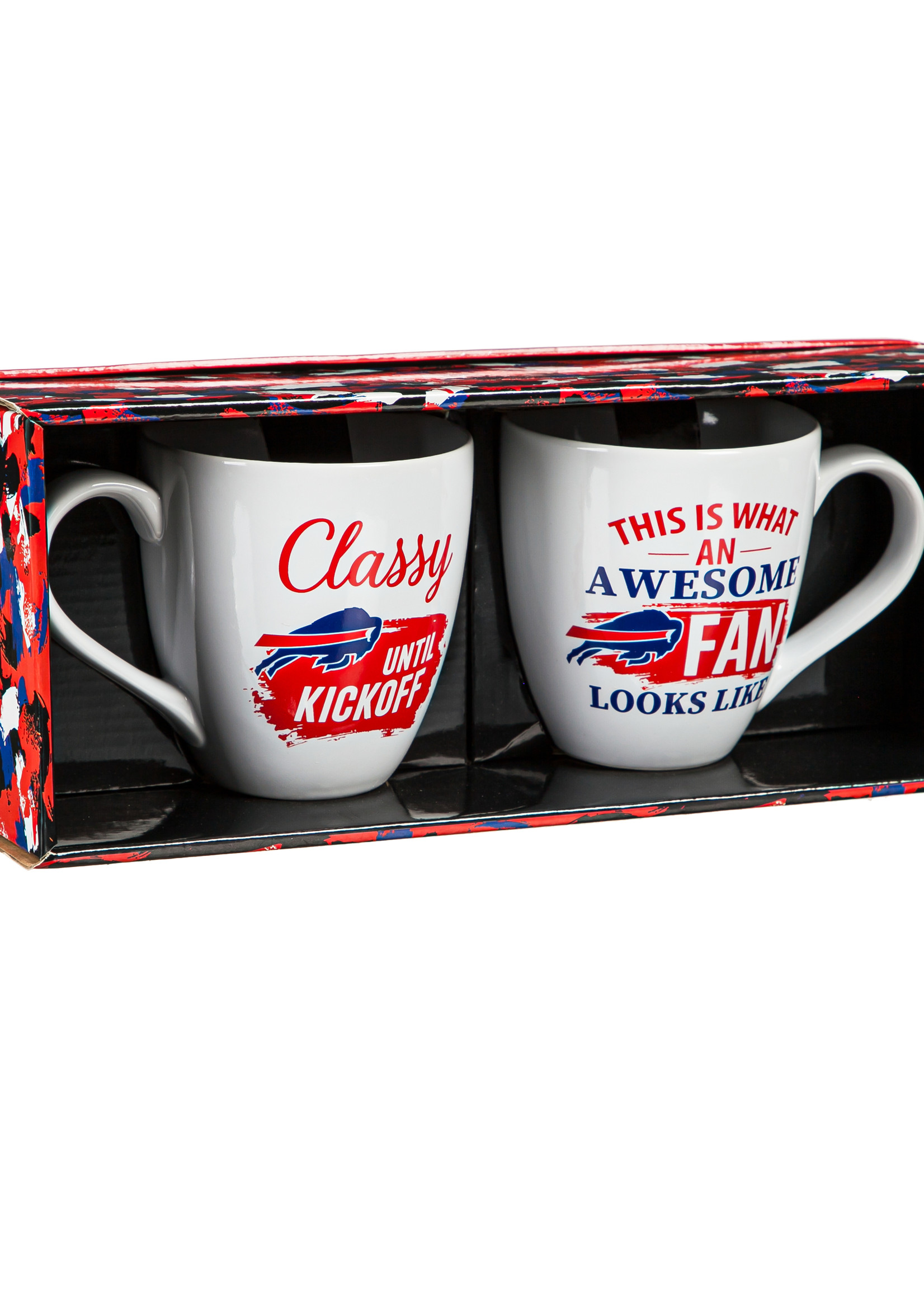 BUFFALO BILLS CERAMIC JAVA MUG SET