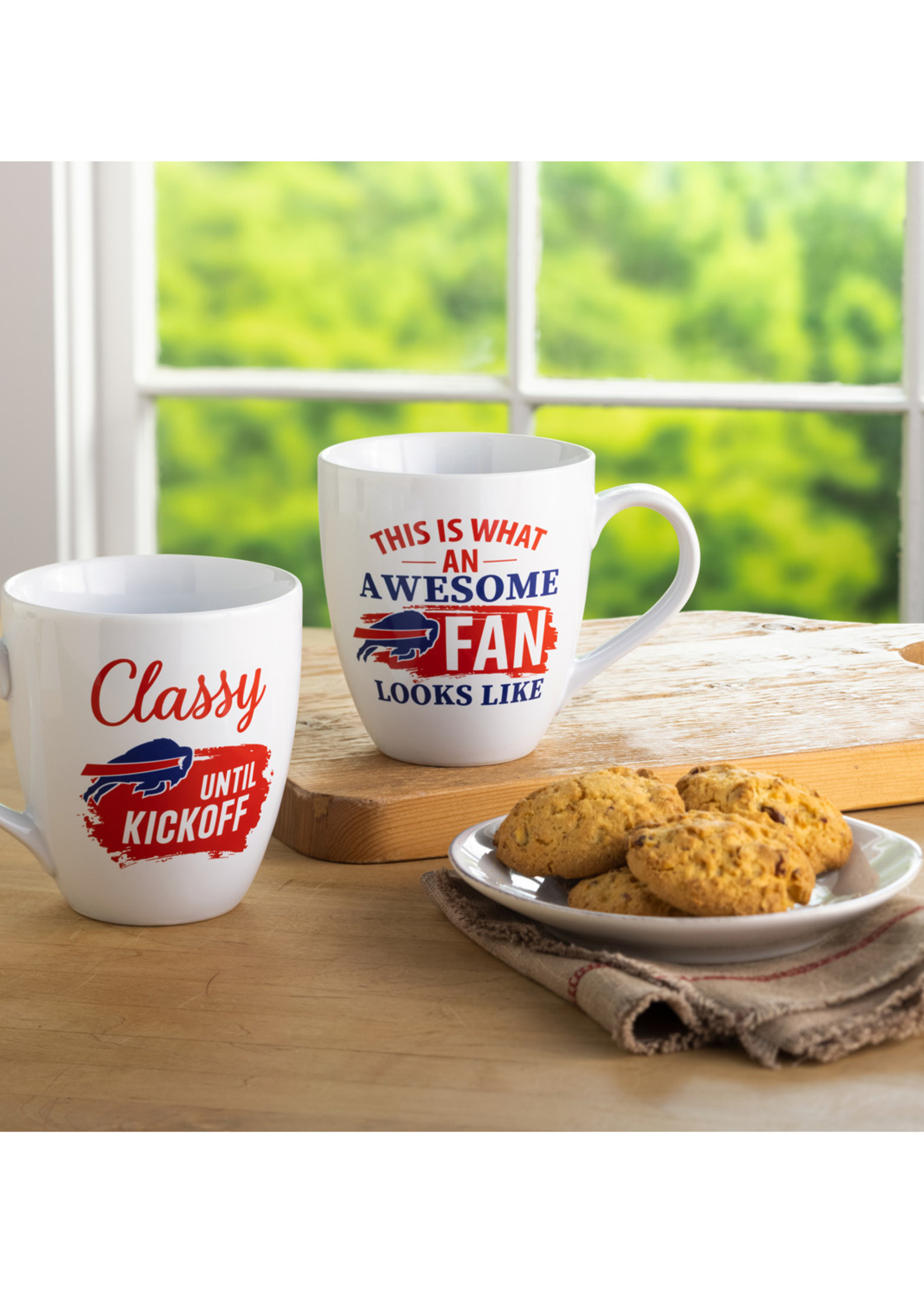 BUFFALO BILLS CERAMIC JAVA MUG SET
