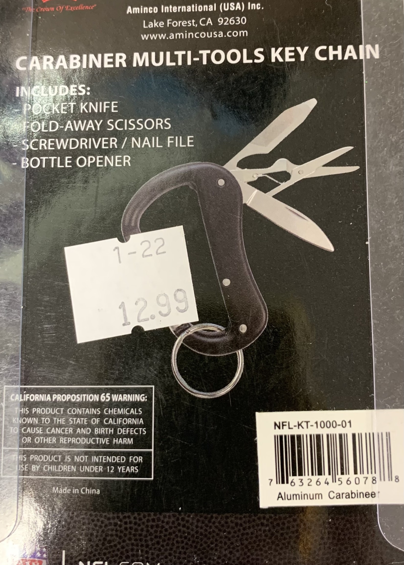 BUFFALO BILLS MULTI TOOL KEYCHAIN