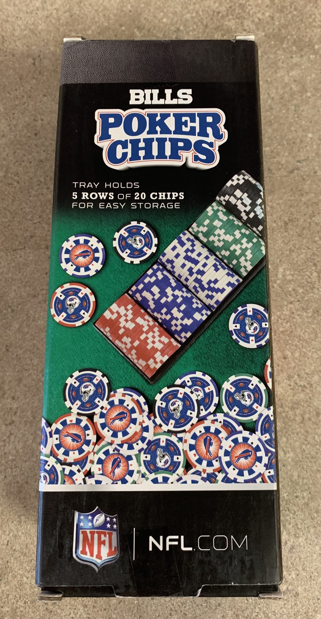 BUFFALO BILLS POKER CHIPS | CARDSMART IN BUFFALO, NY - CardSmart Greetings