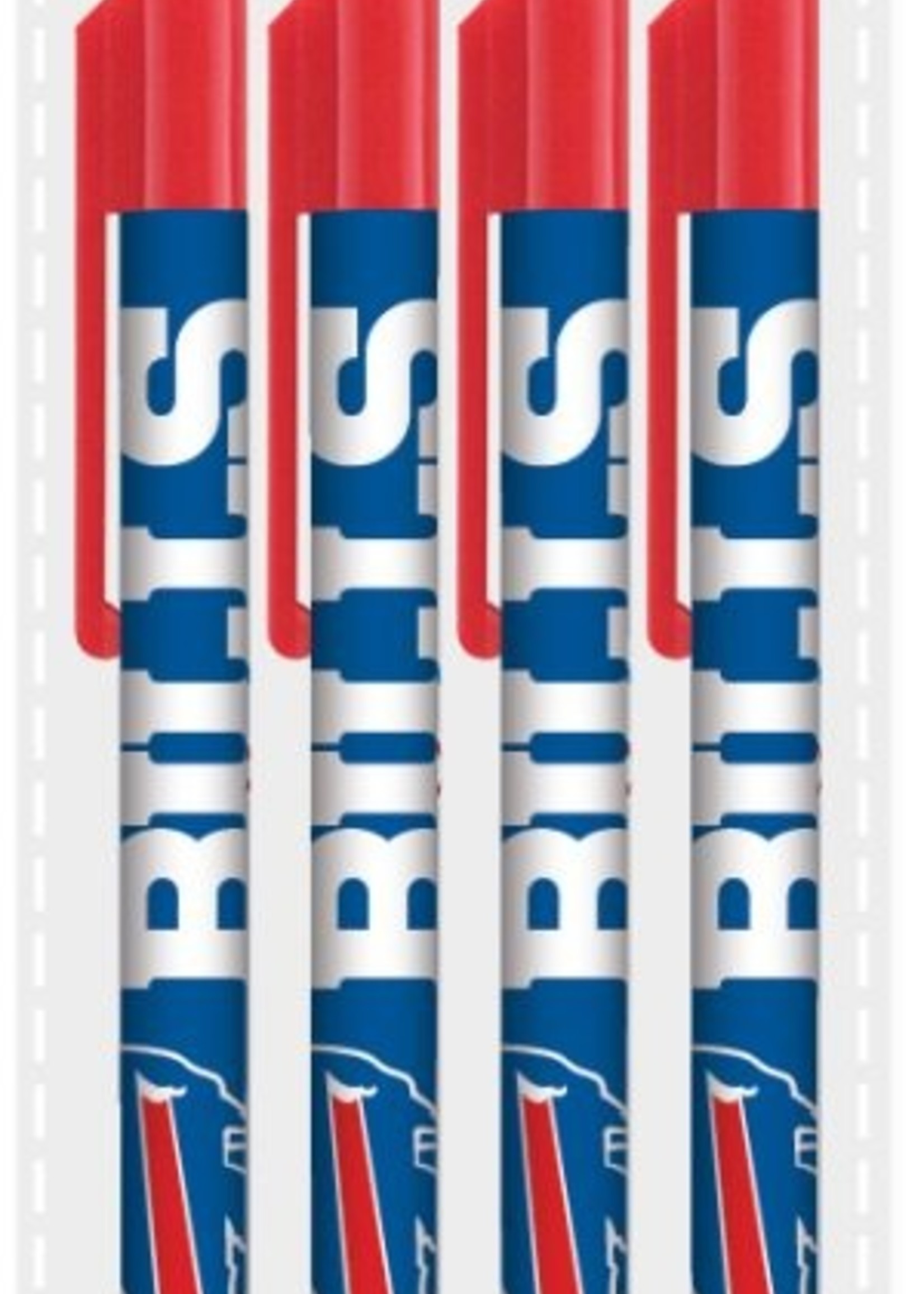 BUFFALO BILLS 4 PACK PENS  CARDSMART IN BUFFALO, NY - CardSmart Greetings