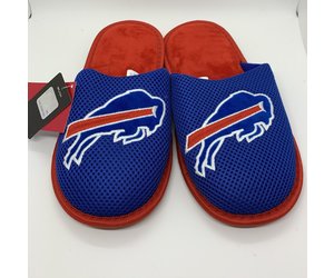 Lids Buffalo Bills FOCO Retro Colorblock Logo Gel Slide Sandals