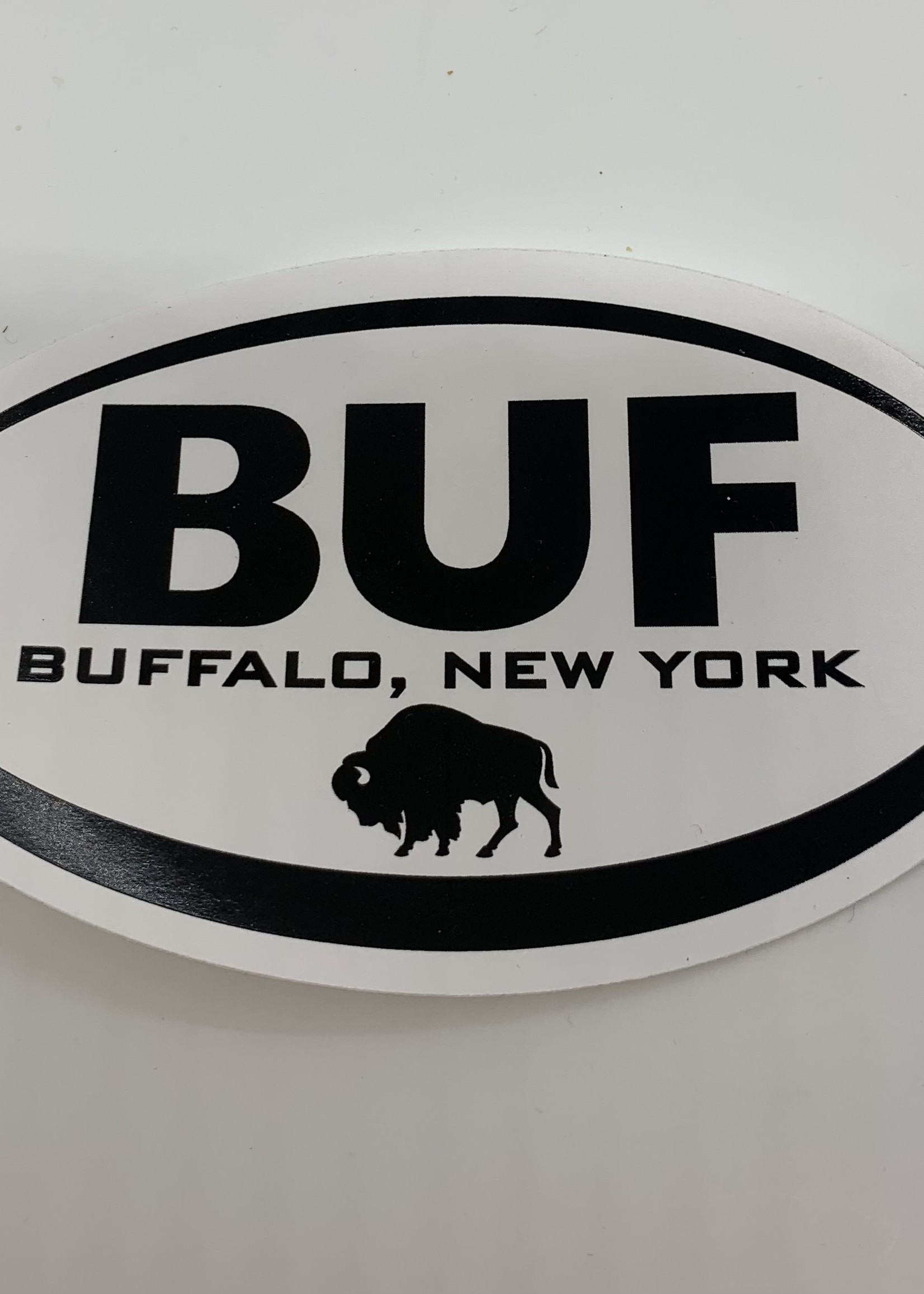 OVAL BUFFALO, NY BUMPER STICKER