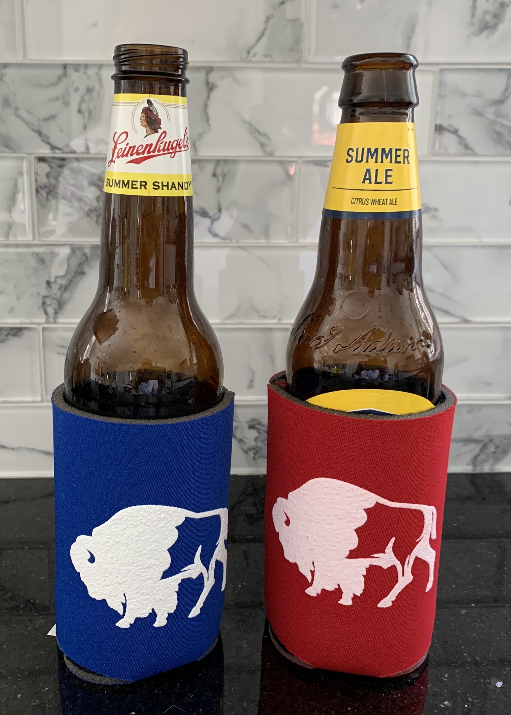 Multicolored Buffalo Can Cooler