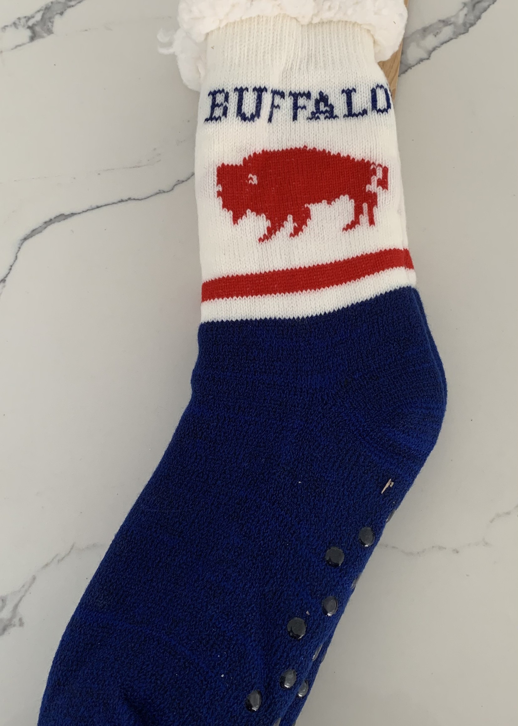 BUFFALO SLIPPER SOCKS LARGE  CARDSMART IN BUFFALO, NY - CardSmart