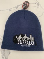 BUFFALO SKYLINE KNIT BEANIE HAT NAVY