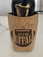 BUFFALO NY CORK FOOTBALL KOOZIE