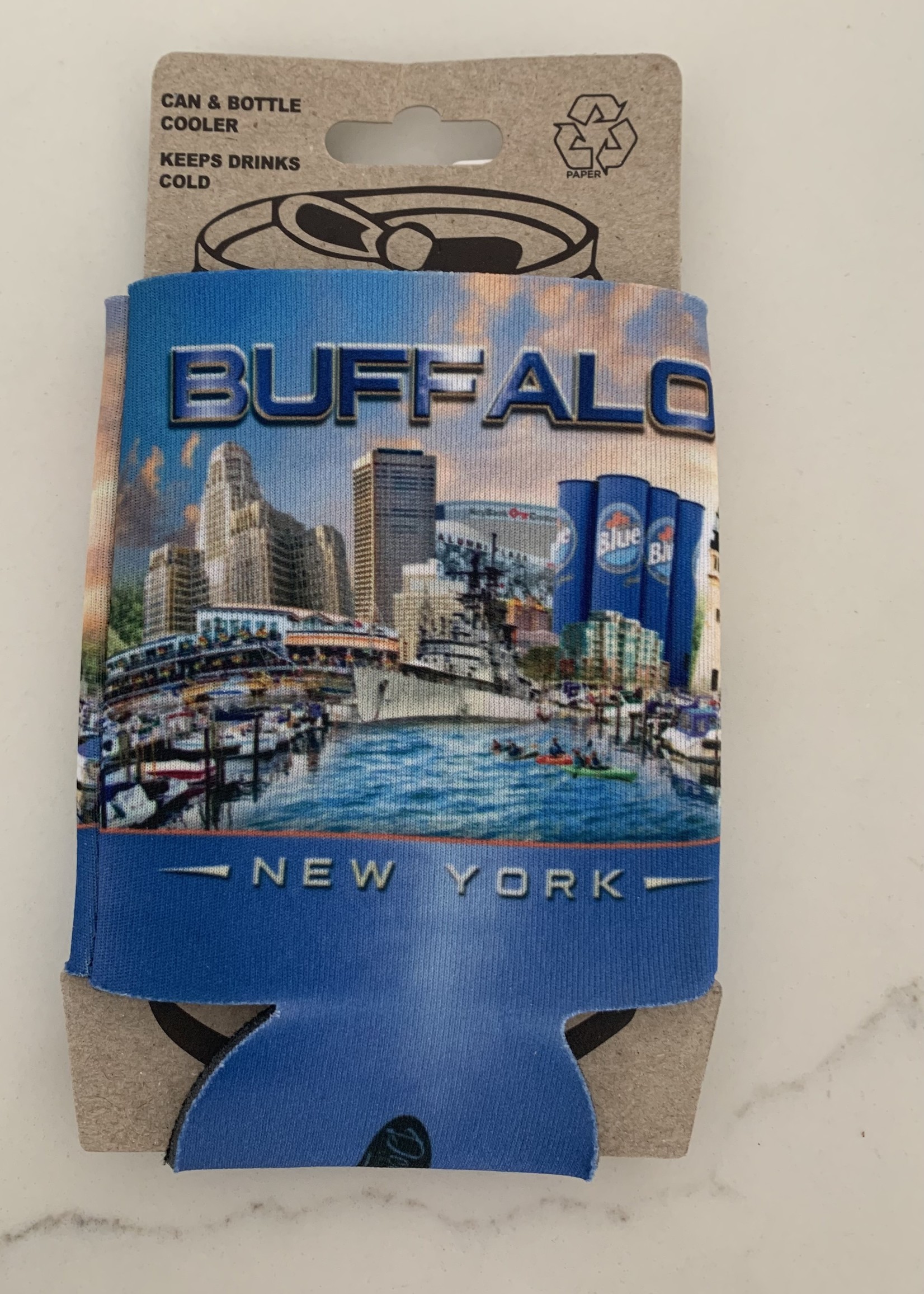 BUFFALO, NY FULL COLOR COLLAGE KOOZIE