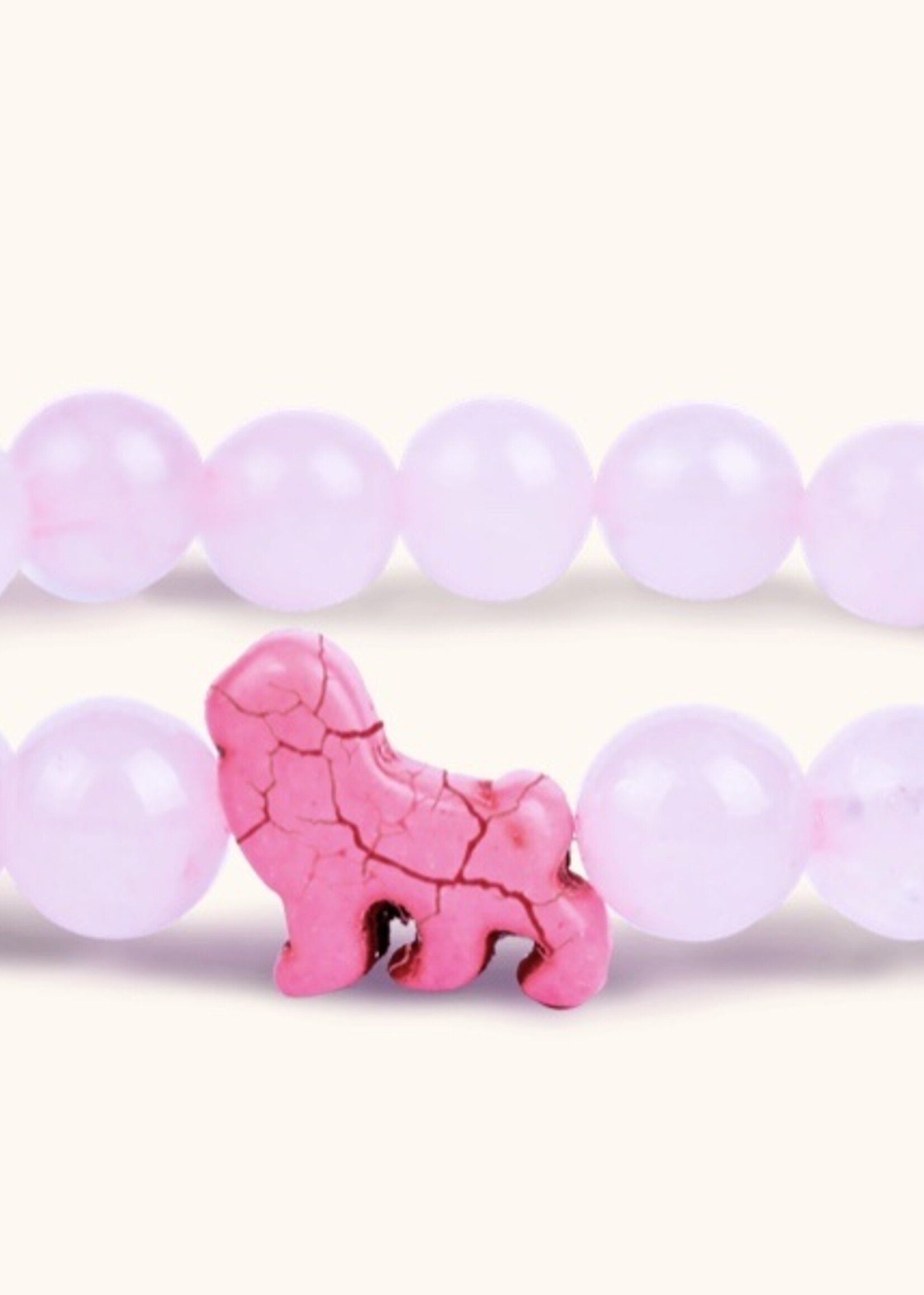 FAHLO EXCURSION BRACELET-LION-KENYA ORCHID PINK