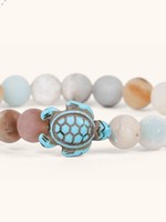 FAHLO JOURNEY BRACELET-TURTLE-SKY STONE