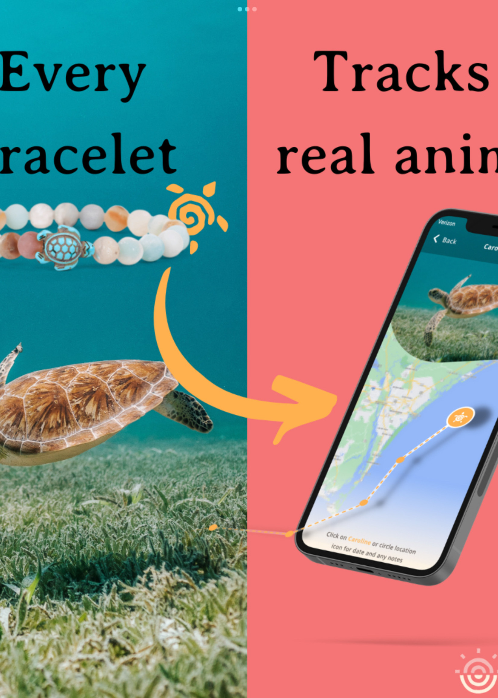 FAHLO JOURNEY BRACELET-TURTLE-SEA WHITE HOWLITE