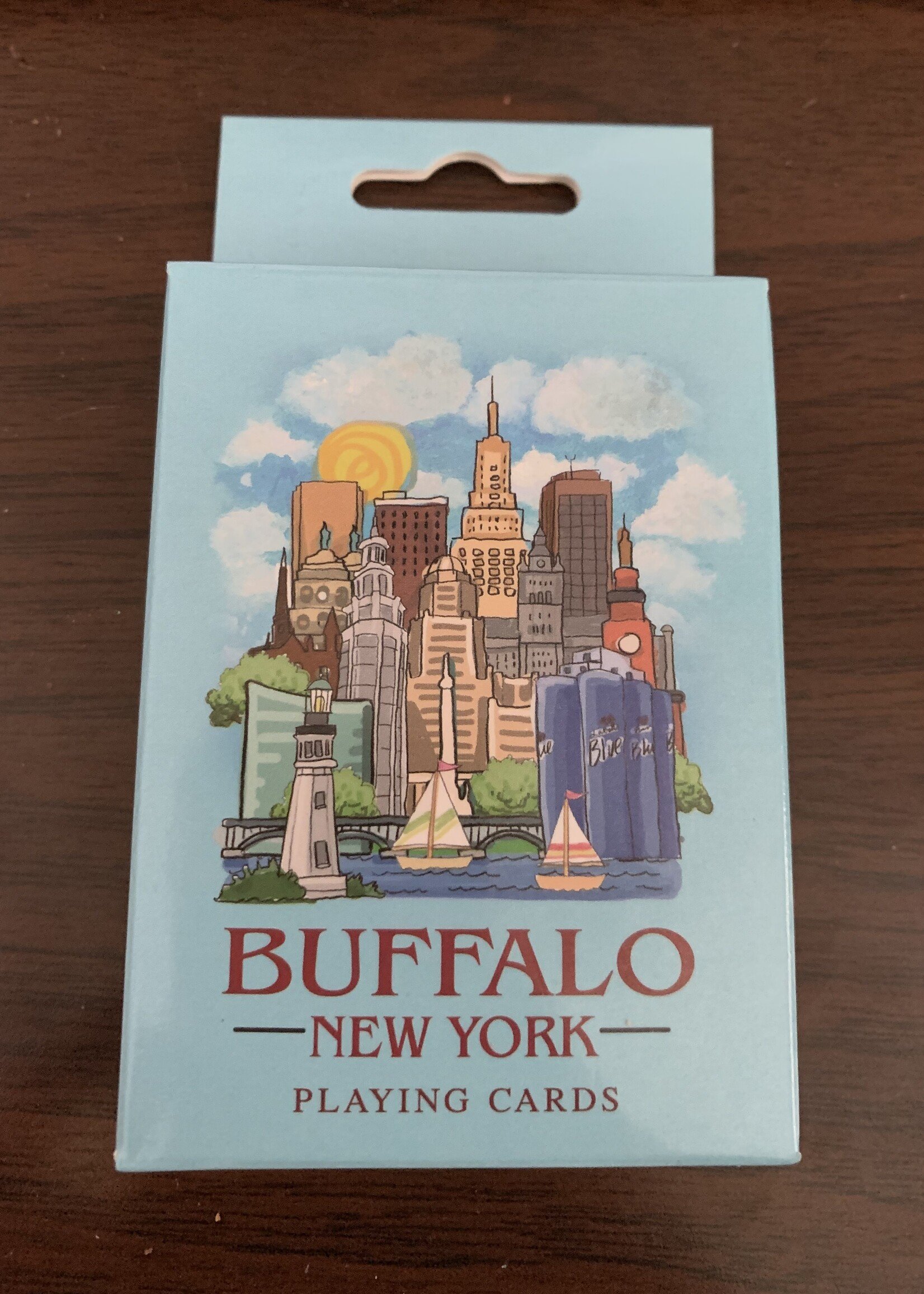 BUFFALO,  NY WATERCOLOR PLAYING CARDS