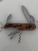 BUFFALO POCKET KNIFE & KEYCHAIN