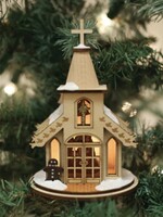 OLD WORLD CHRISTMAS GINGER COTTAGE NATIVITY CHAPEL ORNAMENT