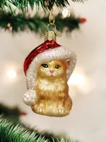 OWC Santa's Kitten Ornament