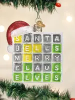 OWC Merry Words Game Ornament