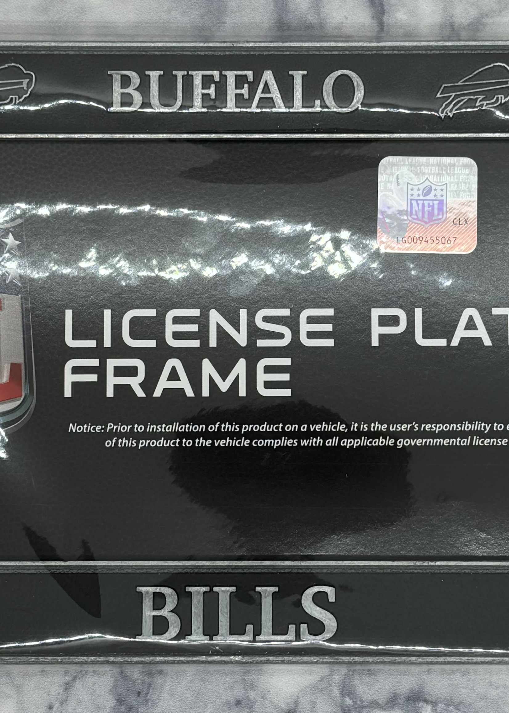 BUFFALO BILLS LICENSE PLATE FRAME