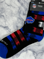 BUFFALO BILLS FADE TO BLACK SOCKS-LARGE