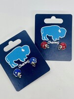 BUFFALO BILLS GAME DAY HELMET EARRINGS