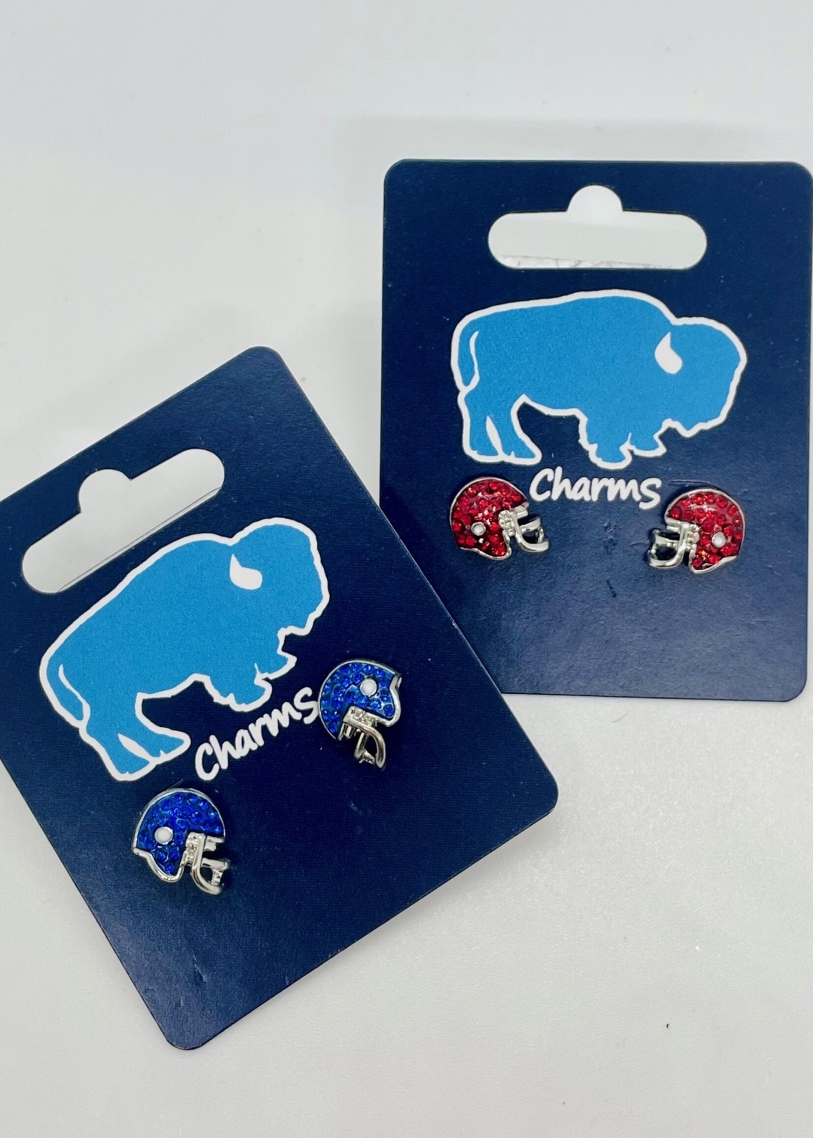 BUFFALO BILLS GAME DAY HELMET EARRINGS