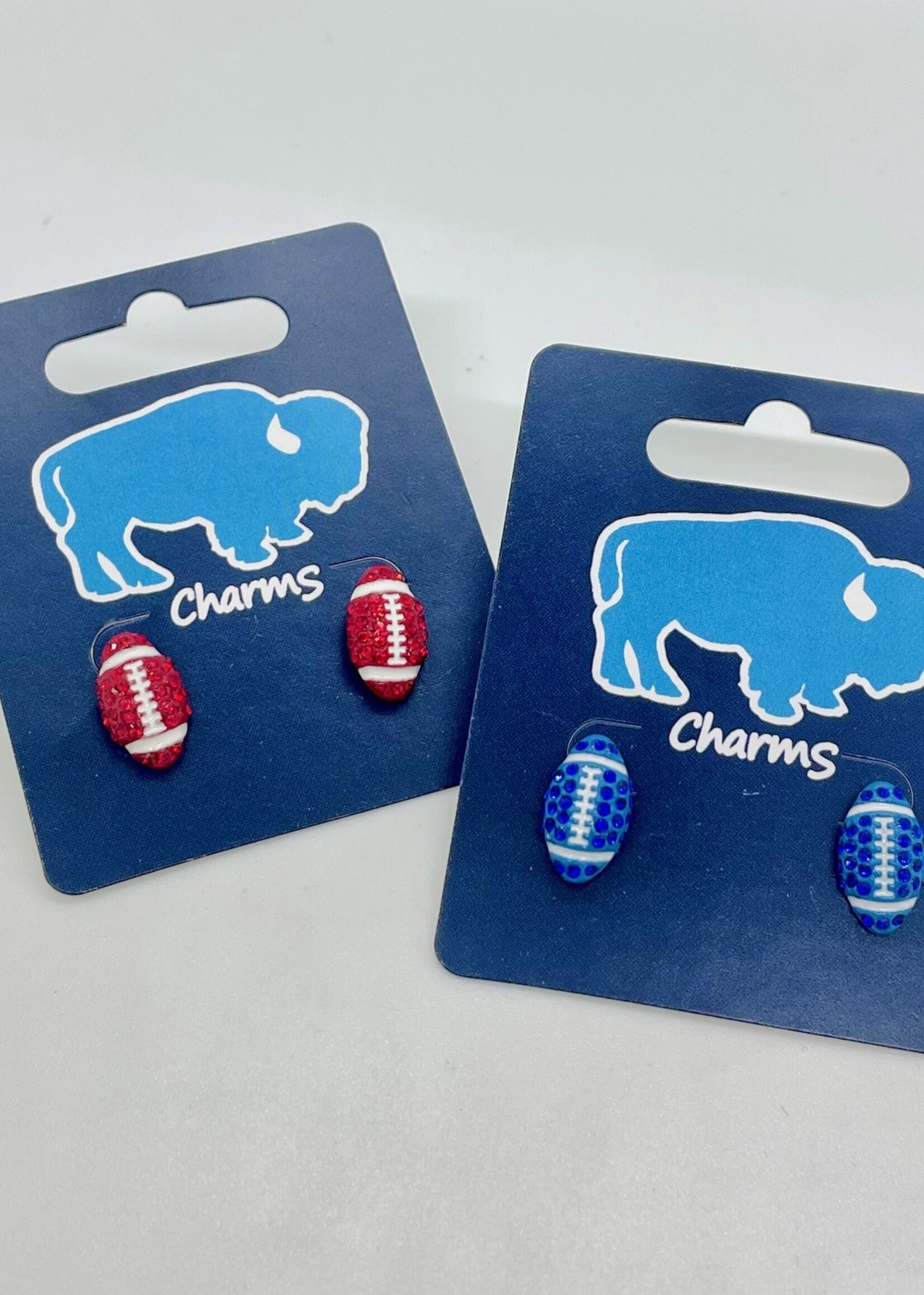 BUFFALO BILLS GAME DAY  FOOTBALL EARRINGS