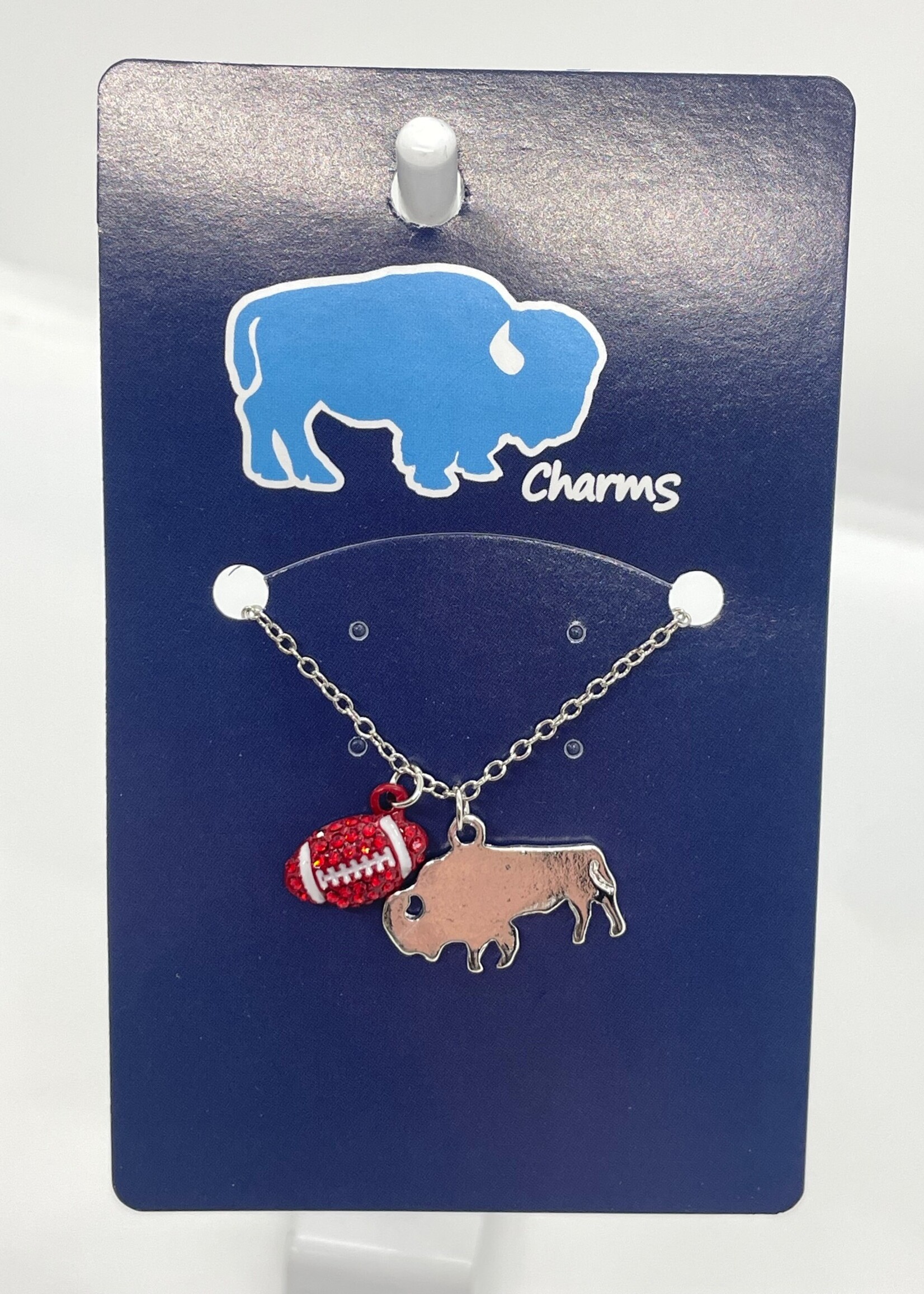 BUFFALO BILLS GAME DAY CHARM NECKLACE