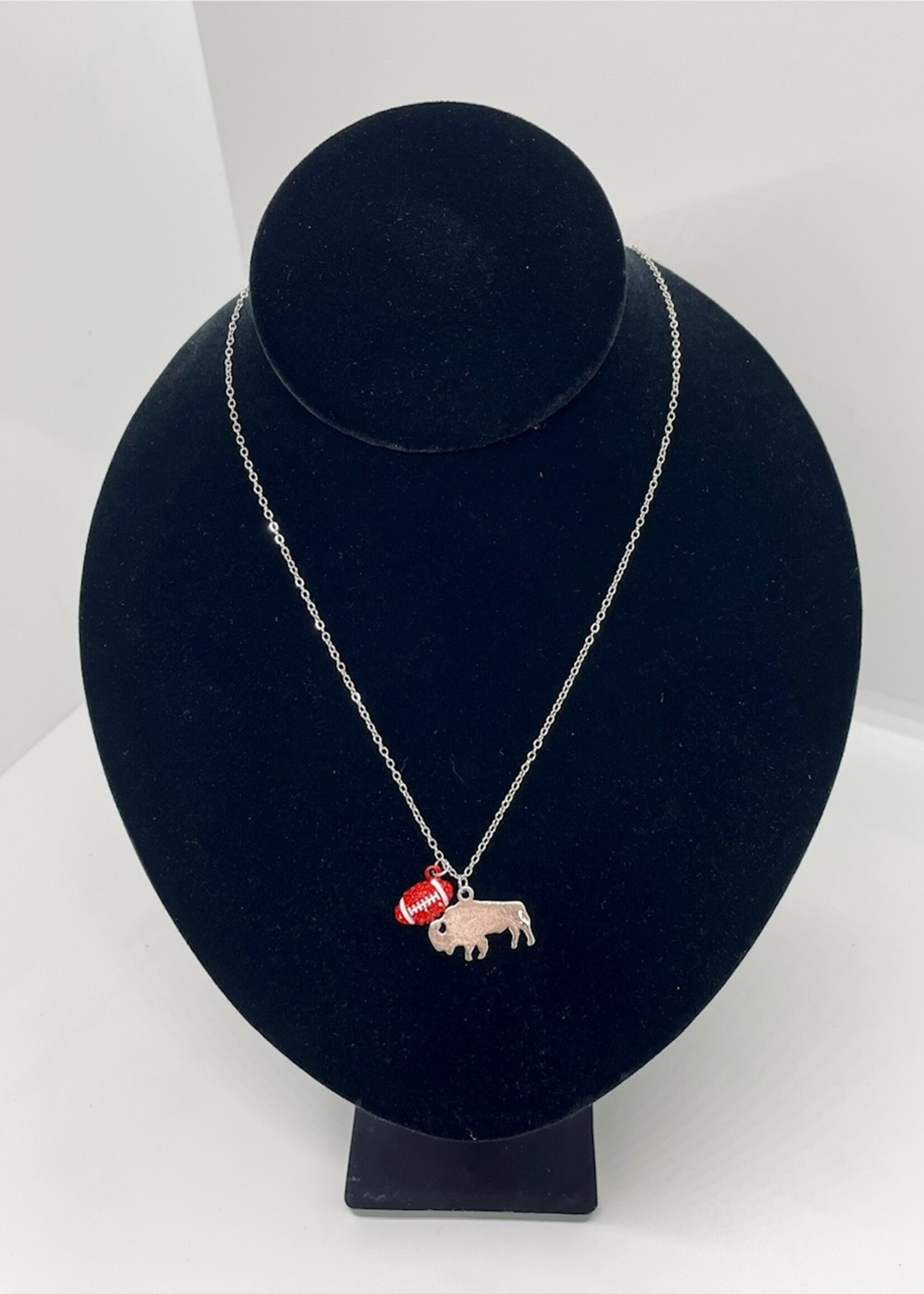 BUFFALO BILLS GAME DAY CHARM NECKLACE