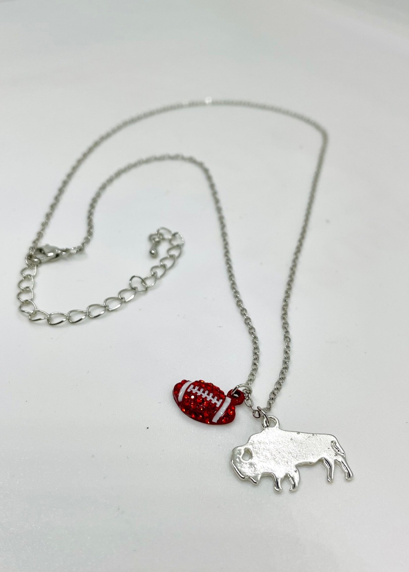 BUFFALO BILLS GAME DAY CHARM NECKLACE