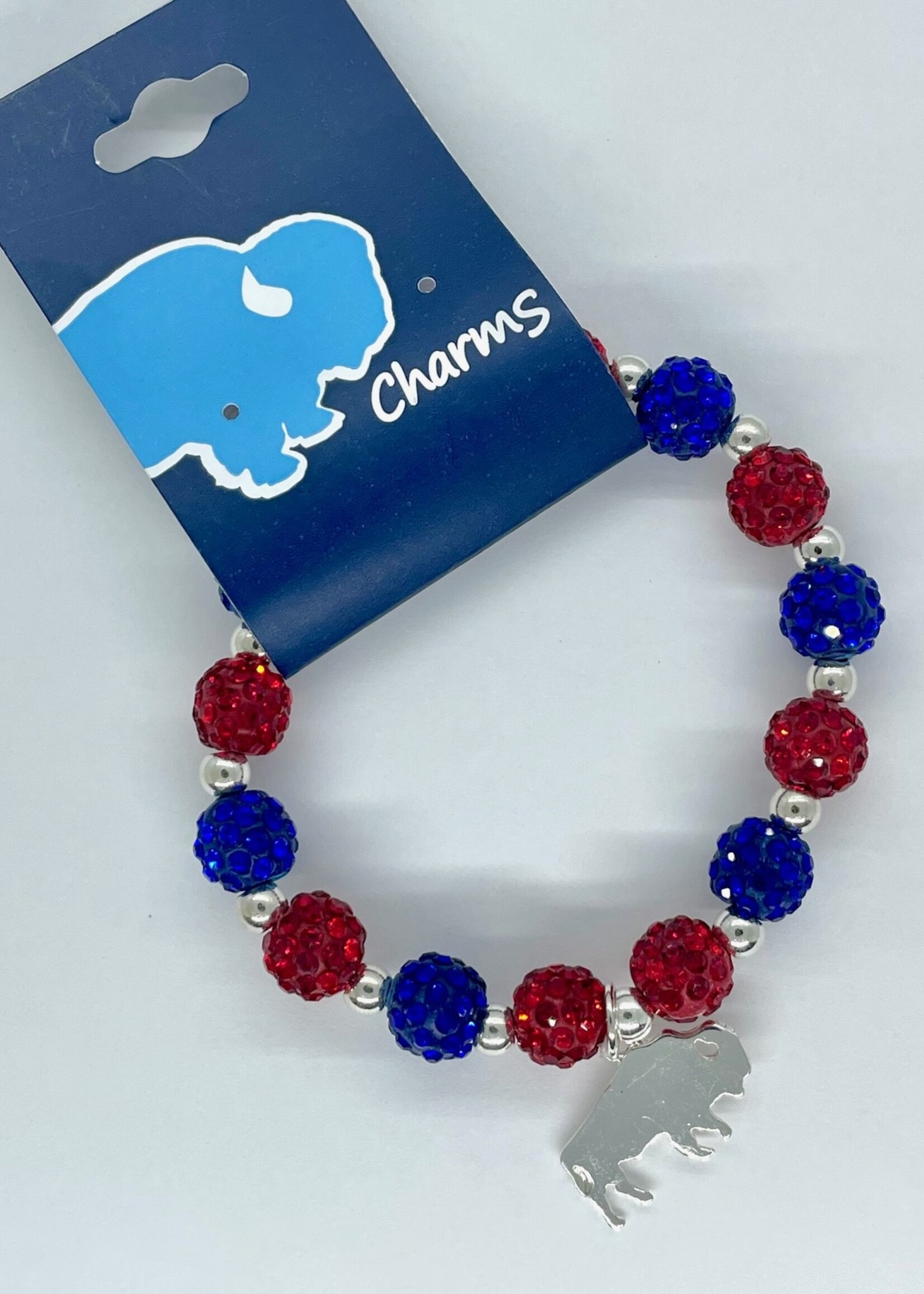 BUFFALO BILLS GLITTER BALL BRACELET