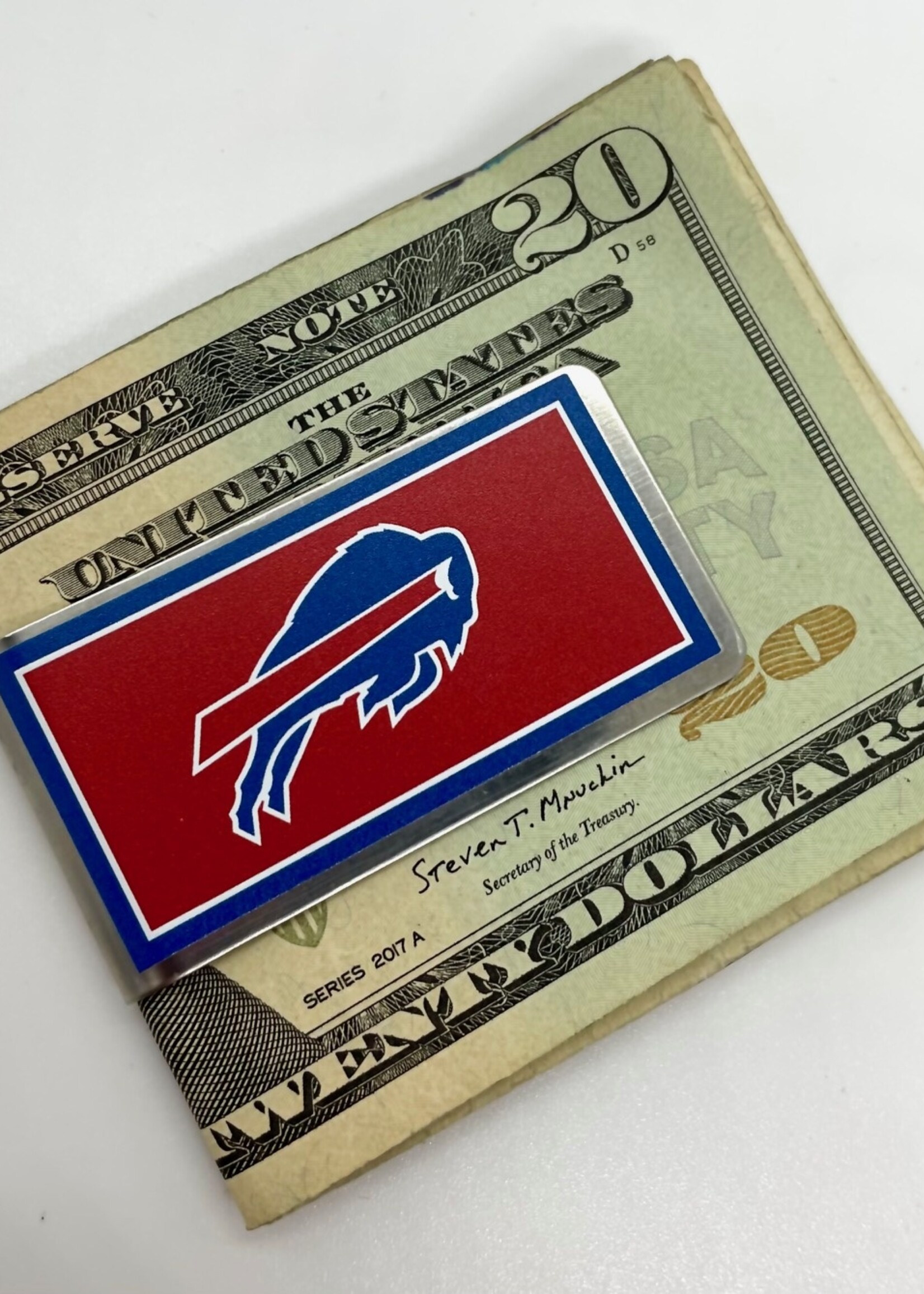 BUFFALO BILLS RED MONEY CLIP