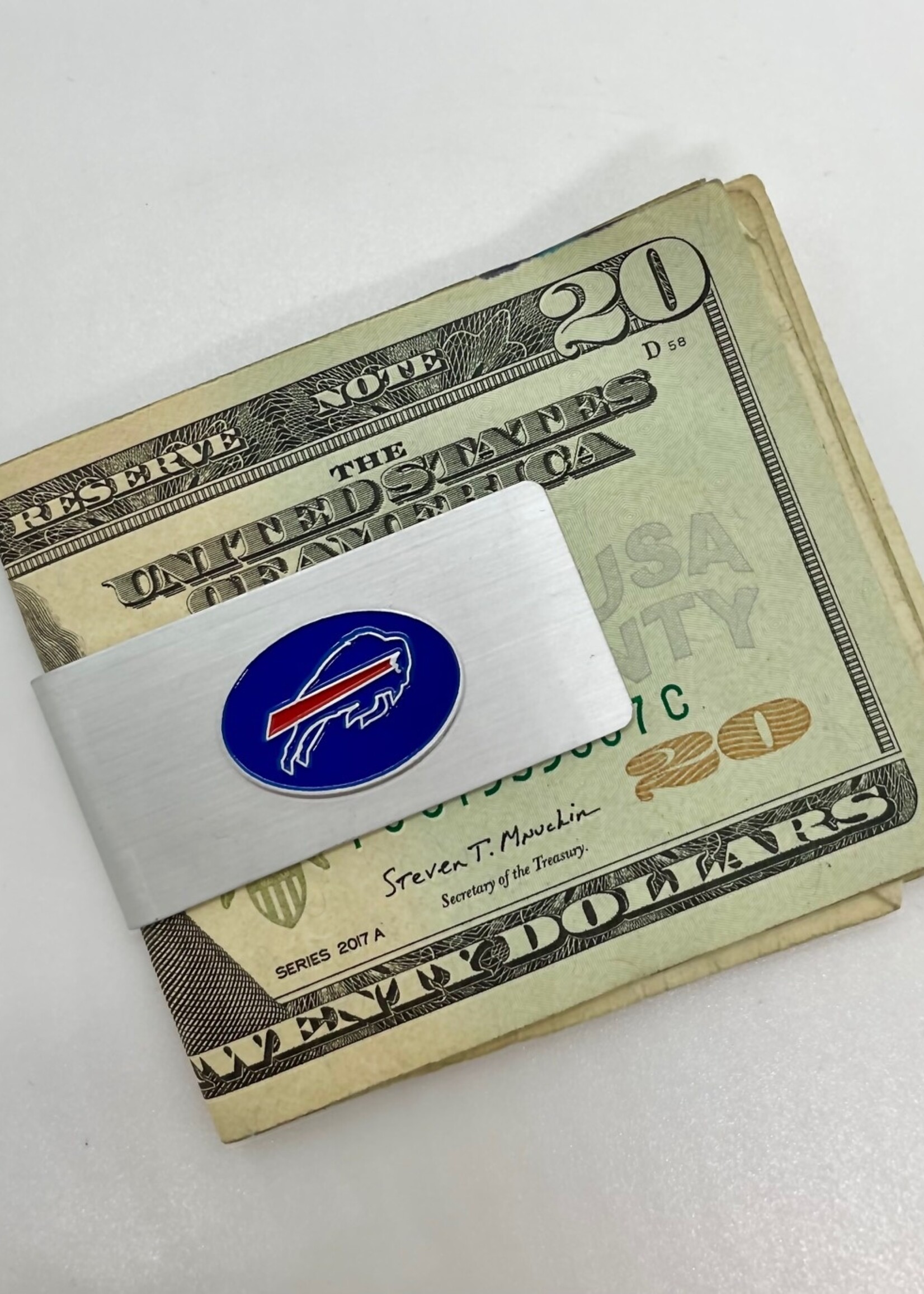 BUFFALO BILLS ENAMEL LOGO MONEY CLIP
