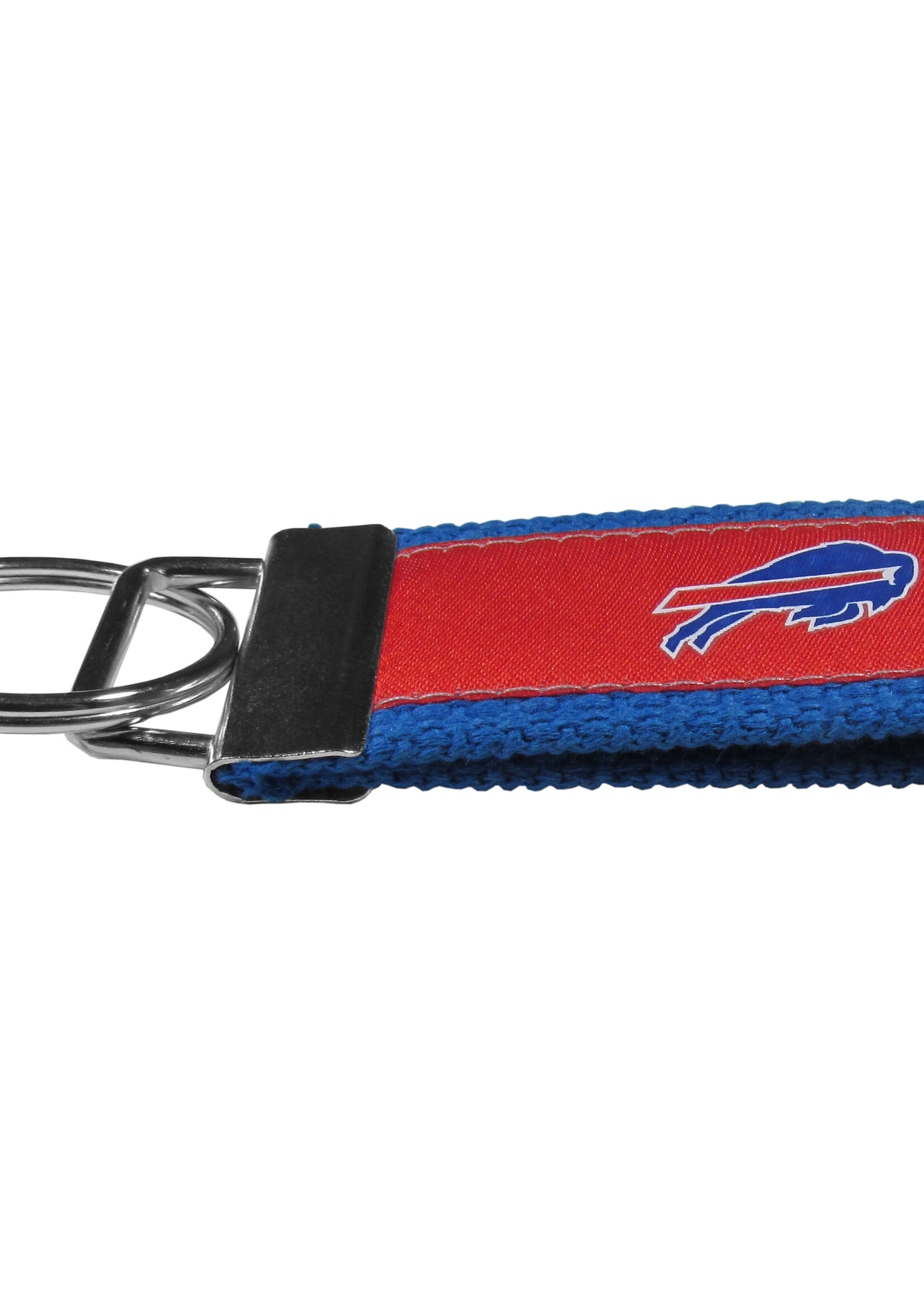 BUFFALO BILLS FOLDED RIBBON KEY CHAIN
