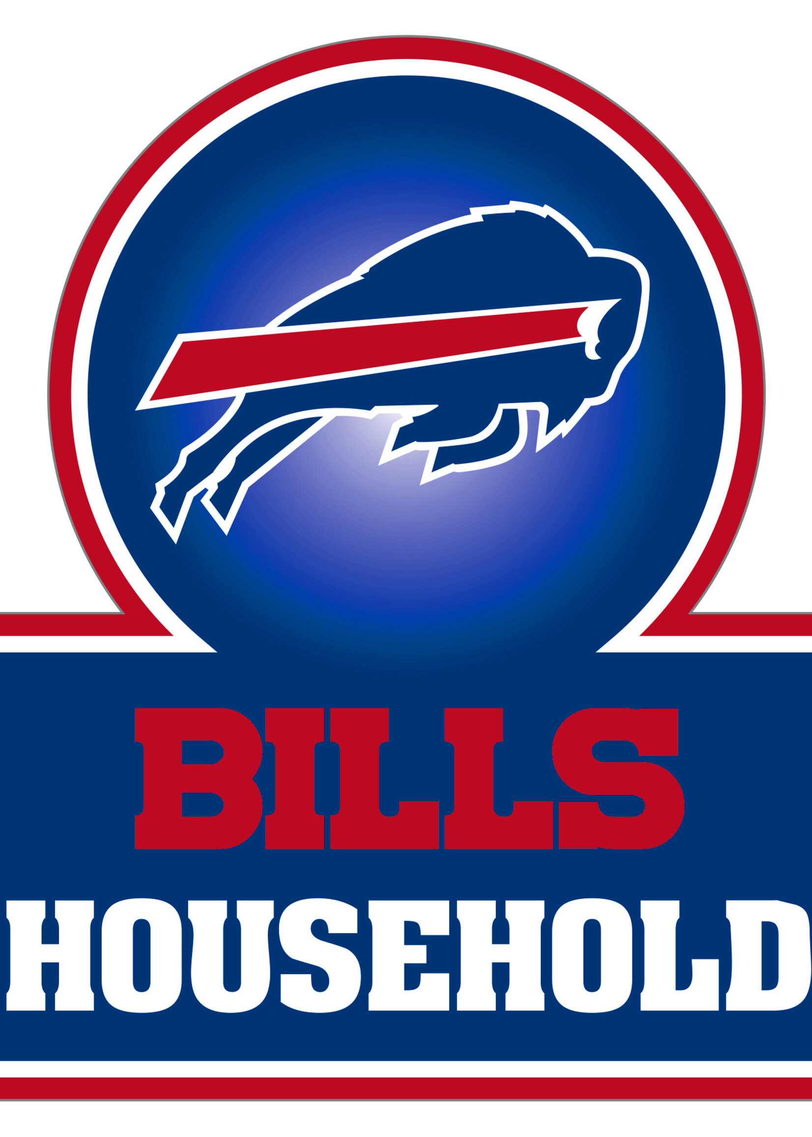BUFFALO BILLS “BILLS HOUSEHOLD” DECAL
