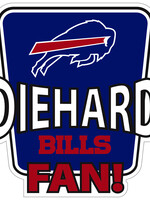 BUFFALO BILLS “DIE-HARD BILLS FAN” DECAL