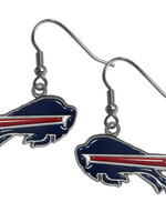 BUFFALO BILLS DANGLE LOGO EARRINGS