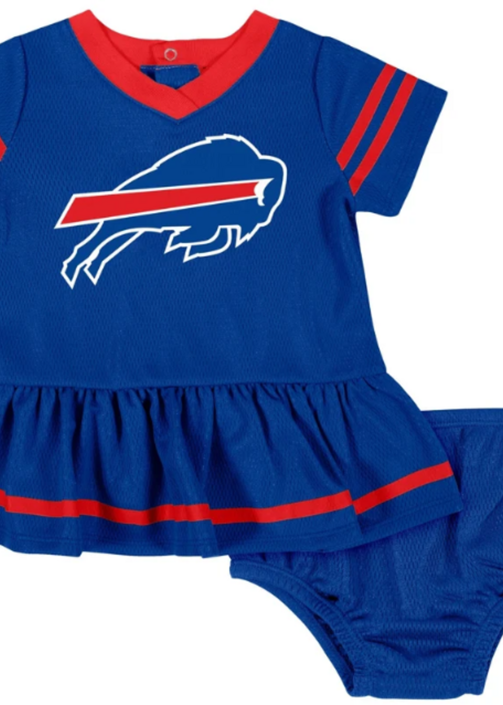 BUFFALO BILLS GIRLS DAZZLE DRESS & DIAPER COVER 6-12MO