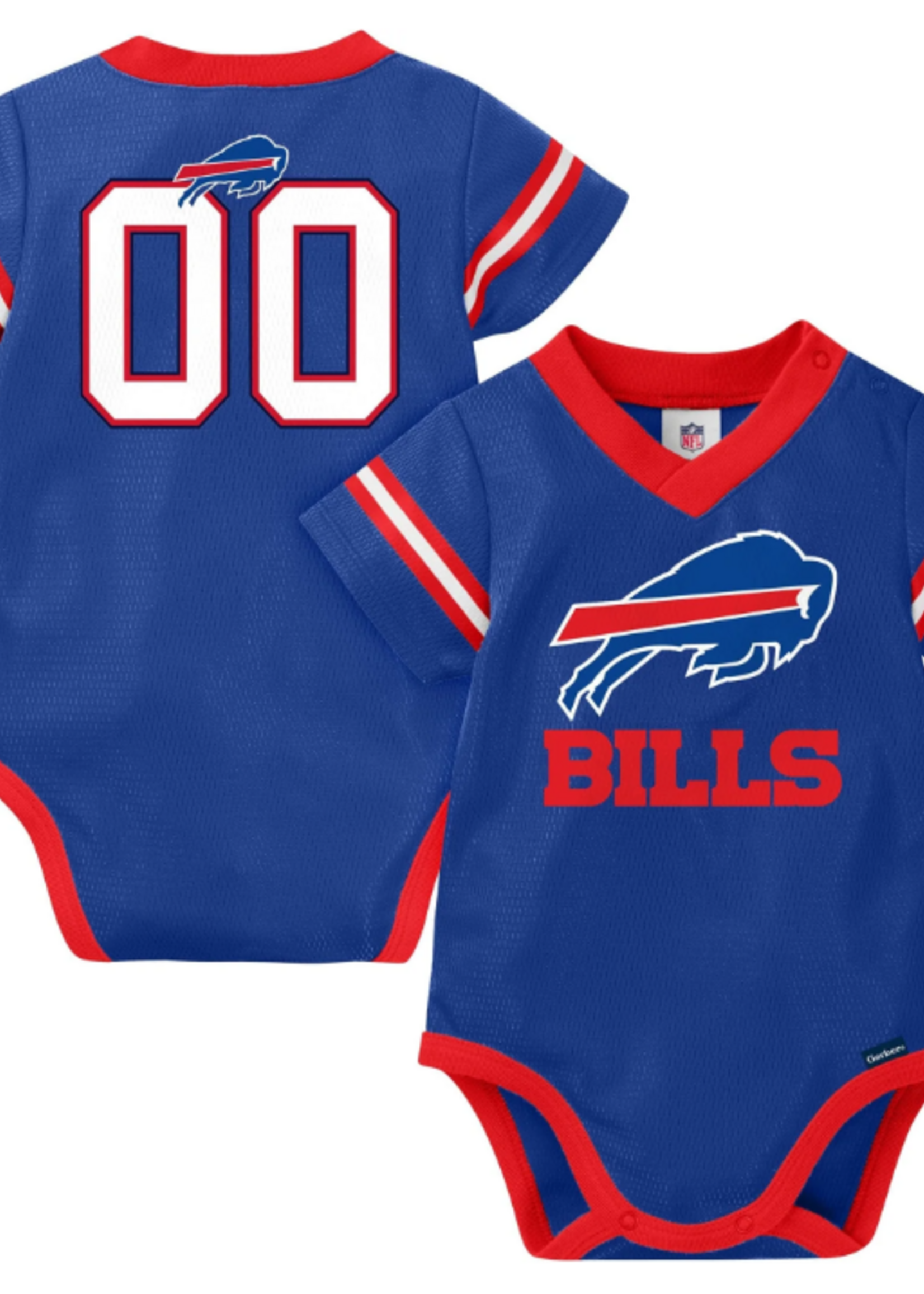 BUFFALO BILLS DAZZLE ONESIE 0-3mo