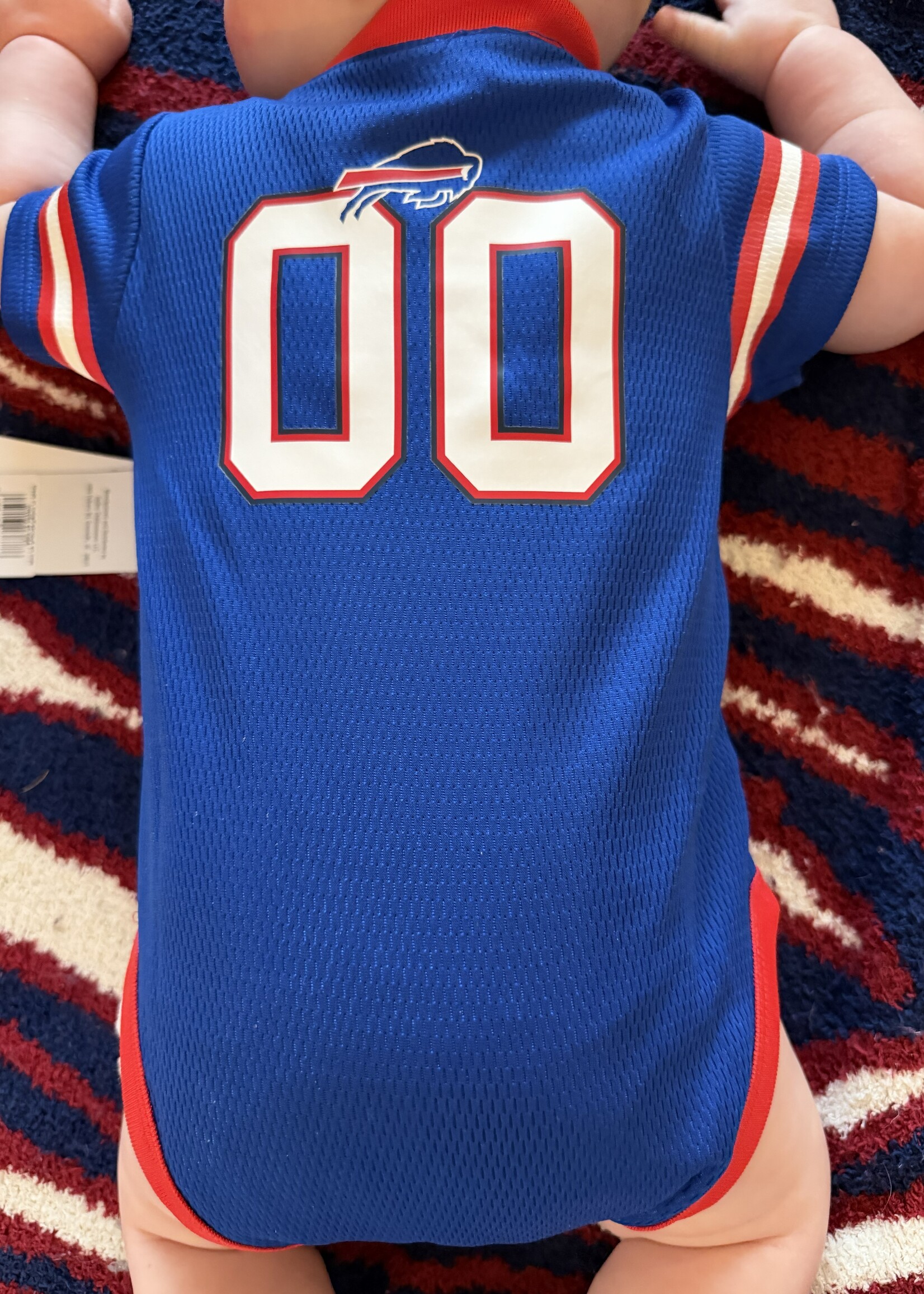BUFFALO BILLS DAZZLE ONESIE 0-3mo