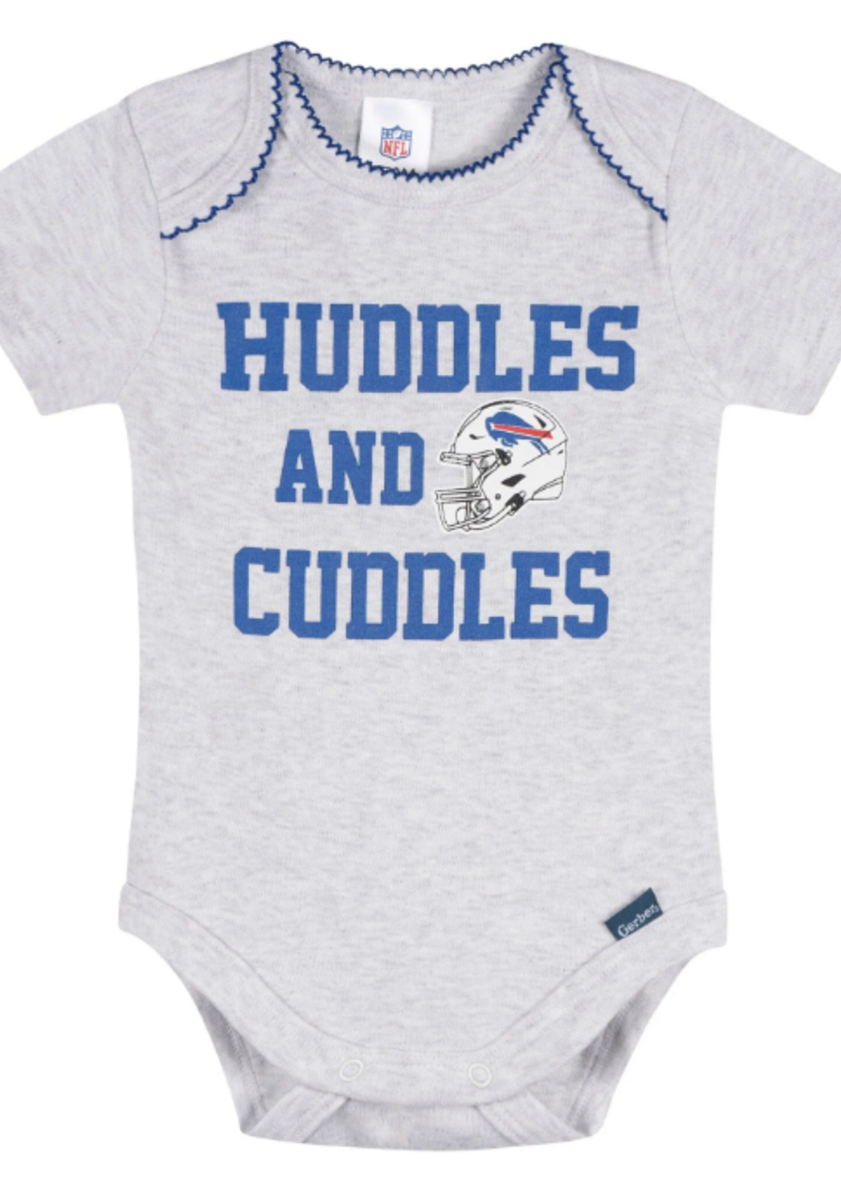 BUFFALO BILLS  "HUDDLES" ONESIE 18mo