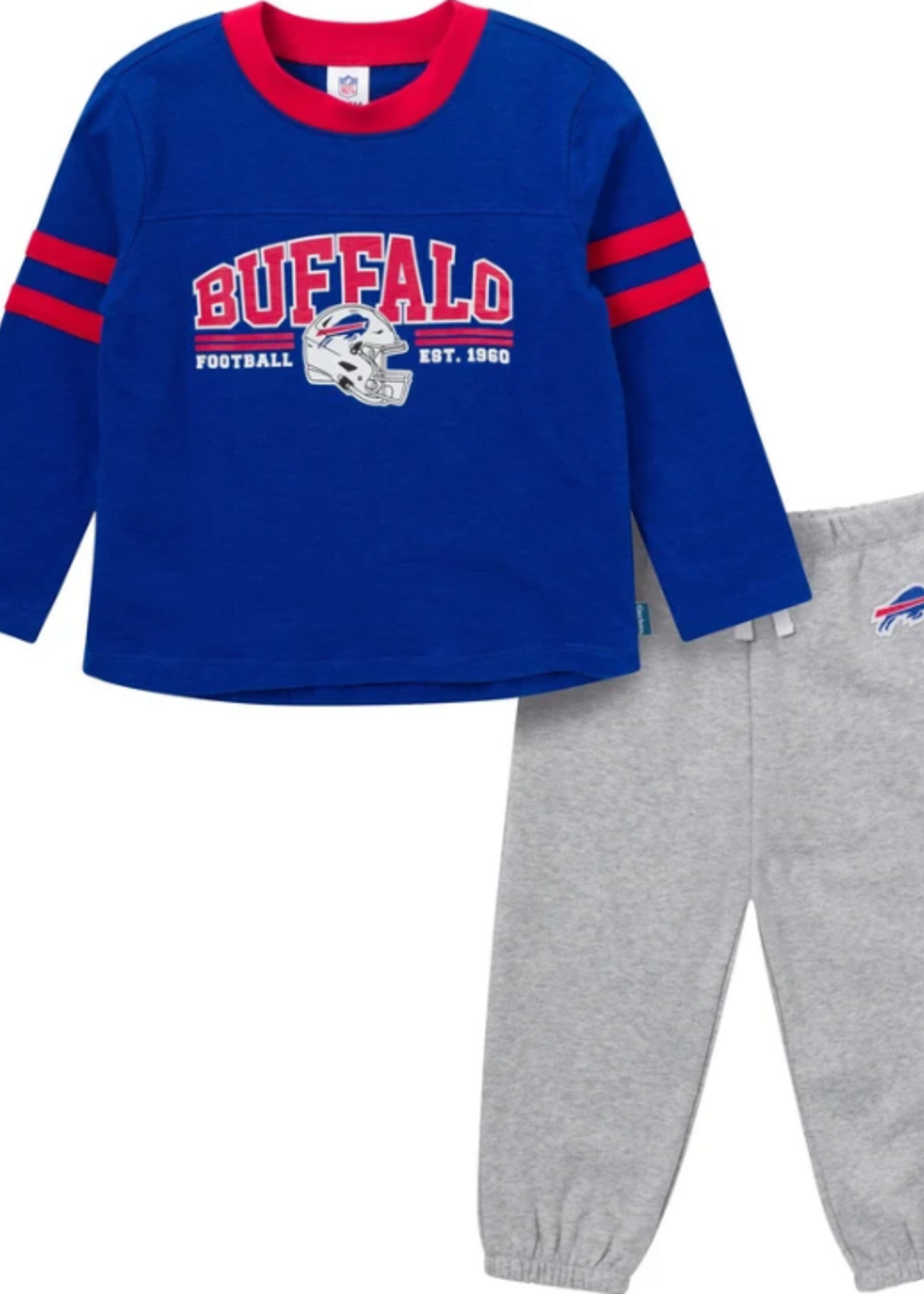 BUFFALO BILLS  2PC SHIRT & PANT SET 18mo