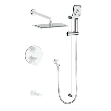Vogt VOGT LUSTEN- 3-WAY THERMOSTATIC SHOWER KIT- CHROME