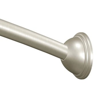 Moen Moen Brushed Nickel Curved Curtain Rod
