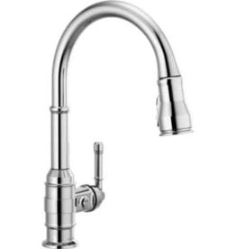 Delta Broderick Single Handle Pull-Down Kitchen Faucet- Chrome