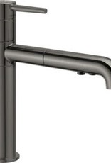 Delta DELTA TRINSIC PULL OUT KITCHEN FAUCET BLACK STAINLESS