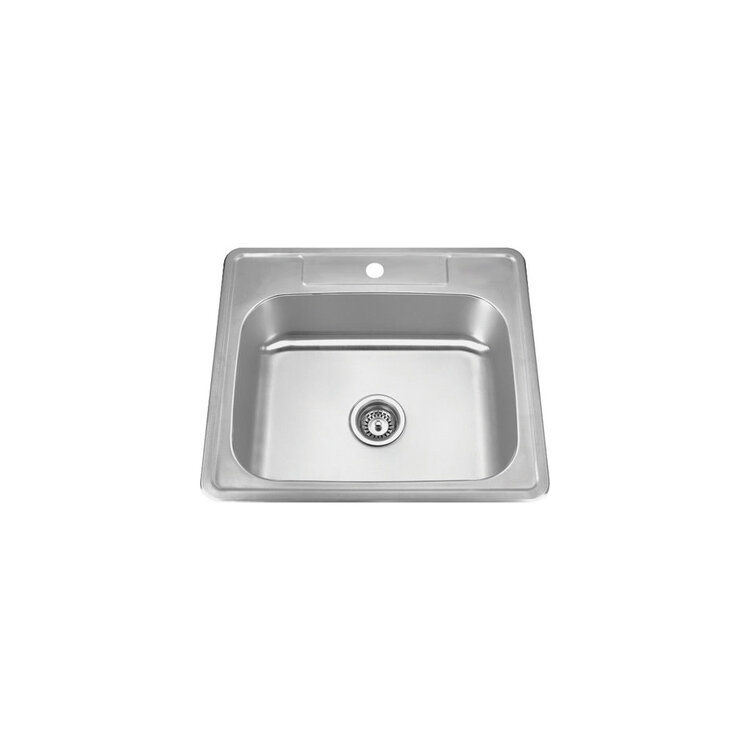 Vogt Breitach Drop-In Kitchen Sink - 25" x 22" x 8"