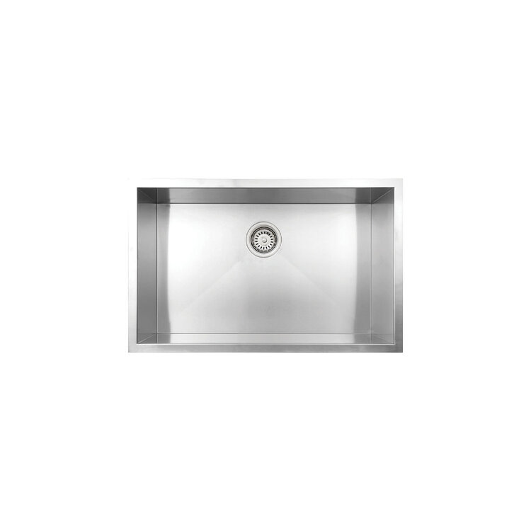 Vogt Graz 18Z Undermount Kitchen Sink 30" x 18" x 10" With Bottom Grid