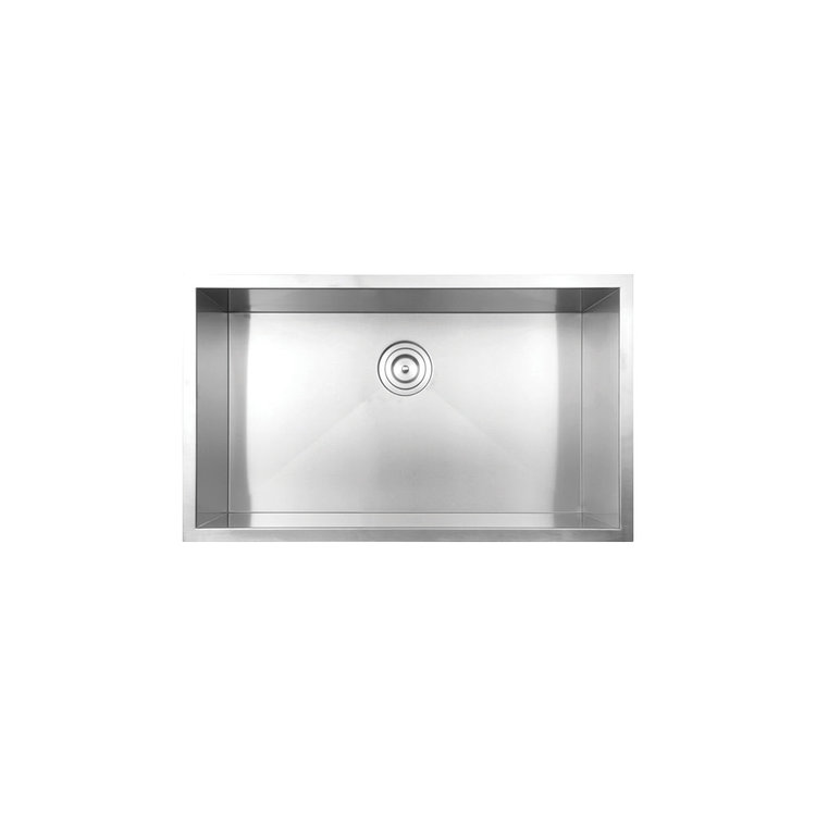Vogt Wolfsberg 16Z Undermount Kitchen Sink 32" x 18" x 10" With Bottom Grates