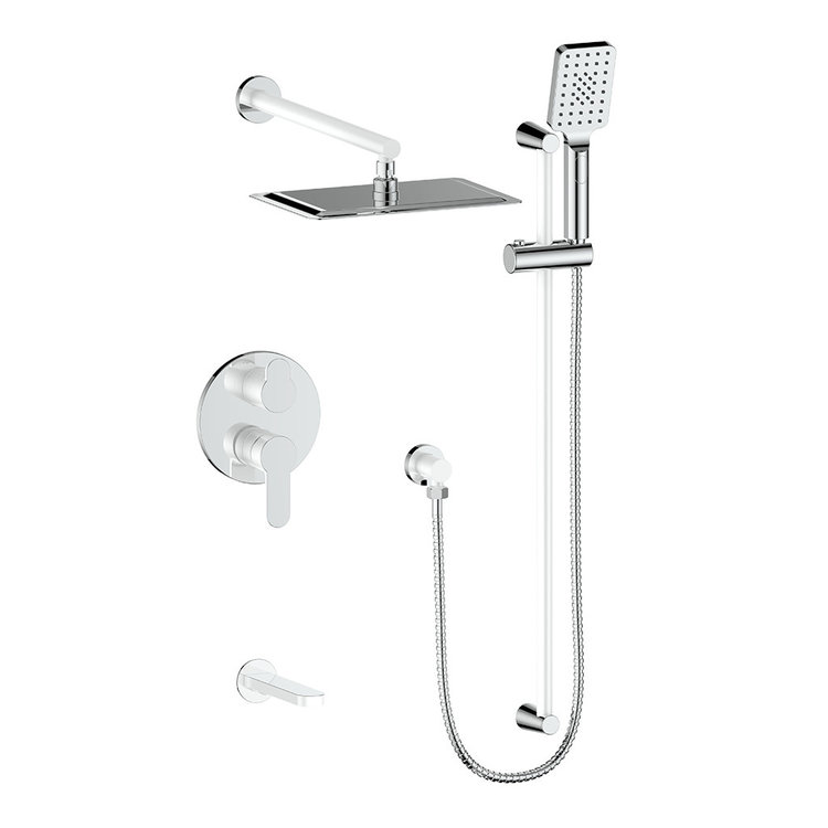 VOGT LUSTEN - 3-WAY PRESSURE BALANCED SHOWER KIT CHROME